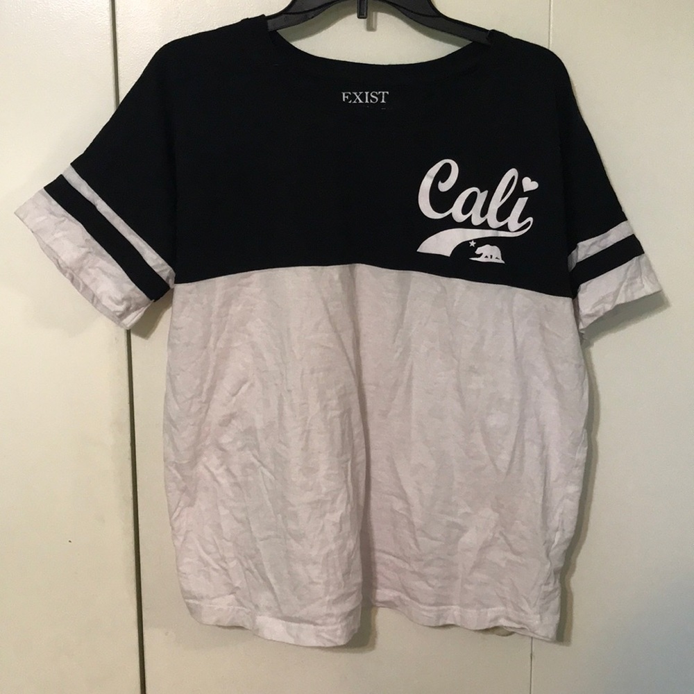 California short sleeve varsity top